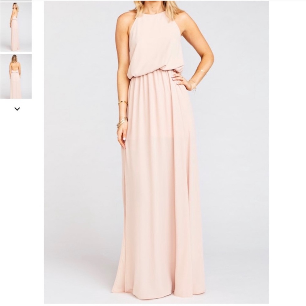 Show Me Your Mumu Heather halter maxi dress